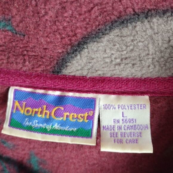 Vintage Northcrest fleece shirt jacket - Picture 3 of 5
